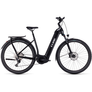 Bicicletta da Trekking Elettrica CUBE KATHMANDU HYBRID EXC 750 WAVE Nero 2023 0